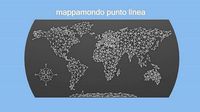 Mappamondo punto linea 3d print | 3D