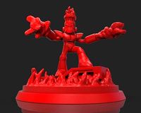 Fireman Rockman Megaman | 3D