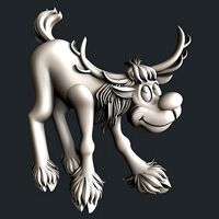3d STL models for CNC or 3d printer Rudolph | 3D