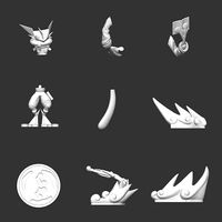 Pokemon Greninja Kakashi  3D Printable Figure Toy 3D print model | 3D