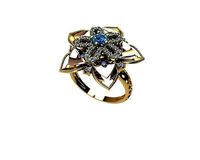 Female ring 3D flower print model | 3D