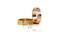Love Ring Band R 0096 | 3D