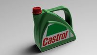 Plastic Bottle Oil 3D Model