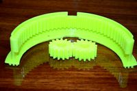 Gear and crescent trapeze wipers Mercedes W140 W202 W210 | 3D