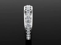 Pave Ring with diamods | 3D