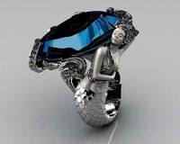 jewelry ring mermaid | 3D