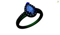 Engagement ring -293 | 3D