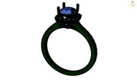 Engagement ring -293 | 3D