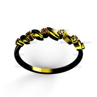 Milgrain BEZEL 110 HB-450 Half-Band | 3D