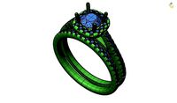 Engagement ring -283 | 3D