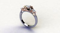 Rose Ring 3D Printing model | 3D