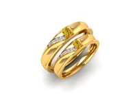 1015 Diamond Wedding Ring | 3D