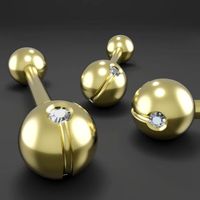 Piercing Gold D2 | 3D