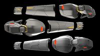 ASHE OVERWATCH ARMORED ARM | 3D