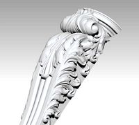 Patterns Carving Panel Leg Element furniture  | 3D