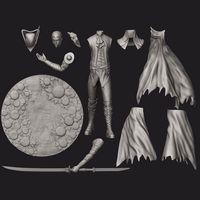 Lady Maria Bloodborne figure 35mm | 3D