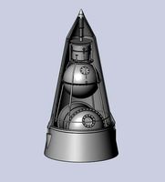 Sputnik 2 Laika Capsule Cutaway And Assembly Printable Model | 3D