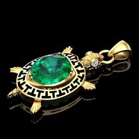 Emerald tortoise | 3D