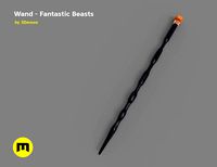 Young Albus Dumbledore - Wand | 3D