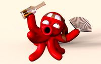 Drunk octopus | 3D
