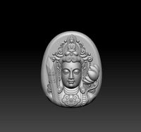 Kwanyin pendant | 3D