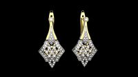 B EARRINGS N6 | 3D