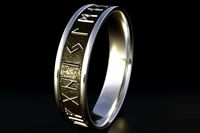 Nordic Rune Ring | 3D