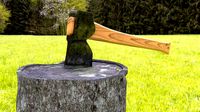 ORTAS AXE NO 3 REALISTIC FOREST AXE 3D PRINTABLE | 3D