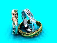 wedding ring tracery | 3D
