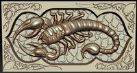 Backgammon scorpions | 3D
