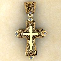 Openwork cross | 3D