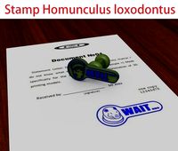 Stamp Homunculus loxodontus | 3D