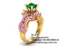 818 Diamond Ring | 3D