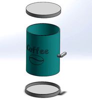 Coffe dispencer for moka pot | 3D
