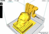 Conor McGregor head on UFC base 3D print file STL | 3D