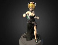 Bowsette Printable Miniature | 3D