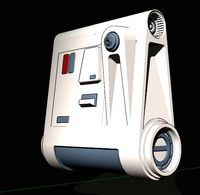 Snowtrooper back pack | 3D