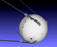 Sputnik Satellite 3D-Printable Detailed Scale Model | 3D
