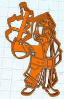 clash royale - Mage mago ver cookie cutter for 3d printing | 3D