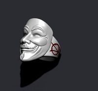 Vendetta anonymous ring | 3D