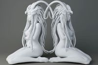 HD Horns headdress girl 013 | 3D
