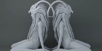 HD Horns headdress girl 004 | 3D
