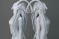 HD Horns headdress girl 001 | 3D