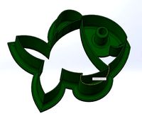 Happy fish cookie cutter | 3D