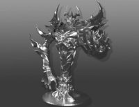 Shadow Fiend sculpture | 3D