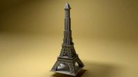 Eiffel Tower Voxel  | 3D
