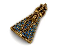Pedant Jewelry Pingente Nossa senhora Aparecida | 3D