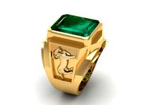 779 Zodiac Goat Ring | 3D