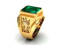 773 Buffalo Men Ring | 3D