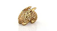 Pendant Voronoi Rabbit | 3D